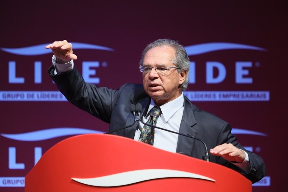 Ministro Paulo Guedes (Economia) 18Âº FÃ³rum Empresarial LIDE, em Campos do JordÃ£o (PRNewsfoto/LIDE)