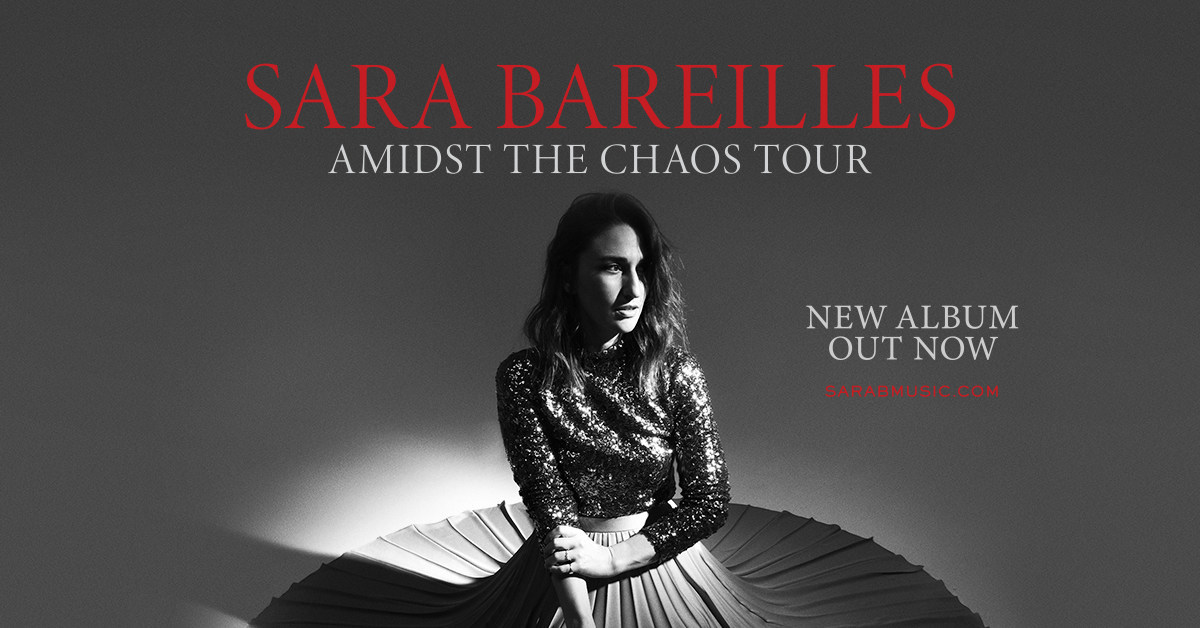 Sara Bareilles Announces Her Much Anticipated Amidst The Chaos Tour 6473