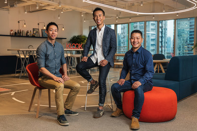 Klook's Co-Founders (from left to right): Eric Gnock Fah, COO & Co-Founder; Ethan Lin, CEO & Co-Founder; Bernie Xiong, CTO & Co-Founder