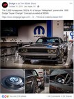 Dodge "Most Loved" Automotive Brand on Facebook