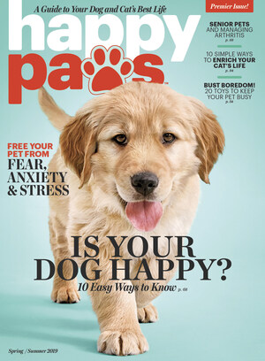 Happy Paws, A Guide To Your Dog And Cat's Best Life, Debuts On Newsstands Today