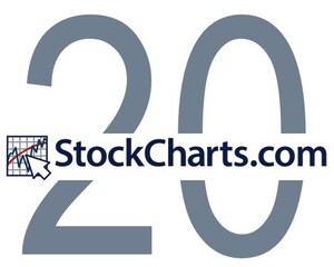 StockCharts.com Celebrates 20th Anniversary With Special Content, New Features, and Product Announcements