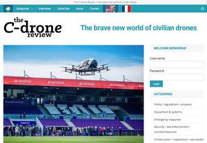 The C-Drone Review®, an Online News Source Covering the Civilian Drone Industry, Goes Live at Commercial UAV Expo Europe