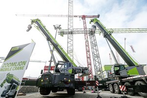 Zoomlion lenkt auf der bauma 2019 das Augenmerk auf intelligente und nachhaltige Kräne