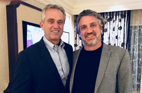 Robert F. Kennedy, Jr. (left) and ICAN founder Del Bigtree will speak in front of the California State Capitol building today, at a rally organized by Parents United 4 Kids, to raise awareness of SB276.