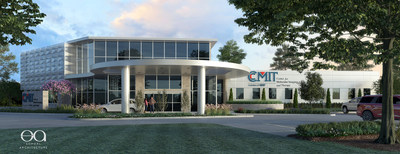 Architect rendering of new Center for Molecular Imaging and Therapy in Shreveport, La.