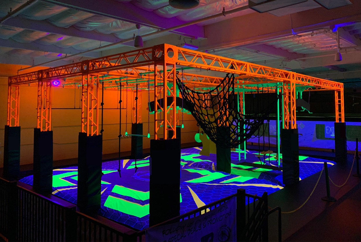 Rockin Jump Vacaville Retrofits Trampoline Park With Glow In The Dark Attractions