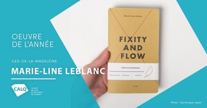 Marie-Line Leblanc reçoit le Prix du CALQ - Œuvre de l'année aux Îles-de-la-Madeleine pour son œuvre Fixity and Flow