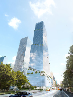 Rendering of Tishman Speyer's The Spiral office tower in Manhattan. Credit: Tishman Speyer