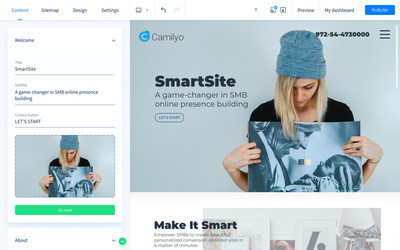 Camilyo Launches SmartSite, an AI-powered Website Creation Platform