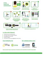 Règles de bonne conduite en trottinettes élèctriques (Groupe CNW/Société de développement commercial - Destination Centre-Ville)