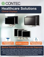 New Medical-Grade, Clinical Monitors Brochure including specifications overview.