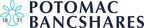 POTOMAC BANCSHARES, INC. INCREASES QUARTERLY DIVIDEND 12.5%