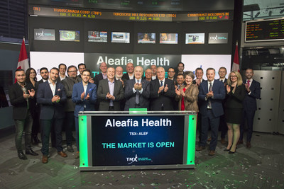 Aleafia Health Inc. Opens the Market (CNW Group/TMX Group Limited)