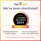 ReloQuest Inc. Shortlisted for Best Technological Innovation and Best Serviced Apartment Country/Specialist Provider at 2019 Relocate Global Awards in the UK