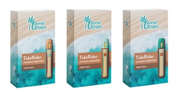The TideRider is our uniquely designed rechargeable vaporizer device, necessary to keep that summer sun shining all year long. The TideRider is compatible with the full line of Coral Reefer vaporizer pods, and available in three colors: Teal green, light wood tone, and dark wood tone.