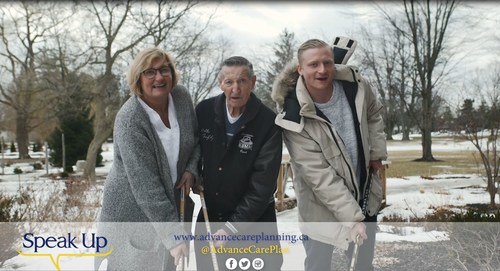 April 16th is National Advance Care Planning Day, a day to promote conversations about your wishes and values for your future health care. This year Walter Gretzky and his Family shares their experience with Advance Care Planning and how it helped their family. (CNW Group/Canadian Hospice Palliative Care Association)