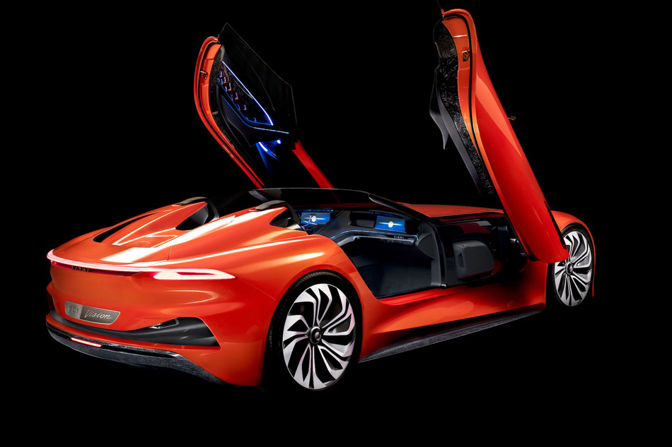 The Karma SC1 Vision Concept is a signpost to Karma’s future - one that recognizes and embraces full electrification. The roadster reimagines Karma design language for tomorrow and soon-to-come customization options, and shows the brand’s future direction based on full BEV offerings at the company’s core.