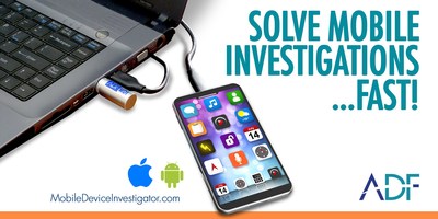 Mobile Device Investigator is the newest digital forensic software from ADF Solutions, makers of triage, computer forensic and media exploitation software.  Visit www.mobiledeviceinvestigator.com to get a free trial and start solving your mobile investigations fast.