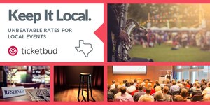 Austin Ticketing Company Ticketbud Announces 'Keep It Local' rate for local events