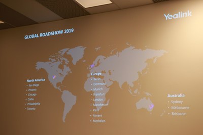 Yealink's global roadshow kicks off successfully at Berlin with the highlight being their VP of Sales, Leo Huang's speech introducing the IP phone market