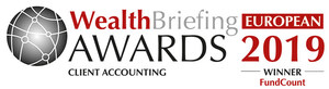FundCount Awarded Best Client Accounting Solution at the WealthBriefing European Awards