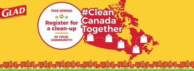 Join GLAD to help #CleanCanadaTogether by registering for a cleanup in your community this Spring (CNW Group/GLAD Canada)