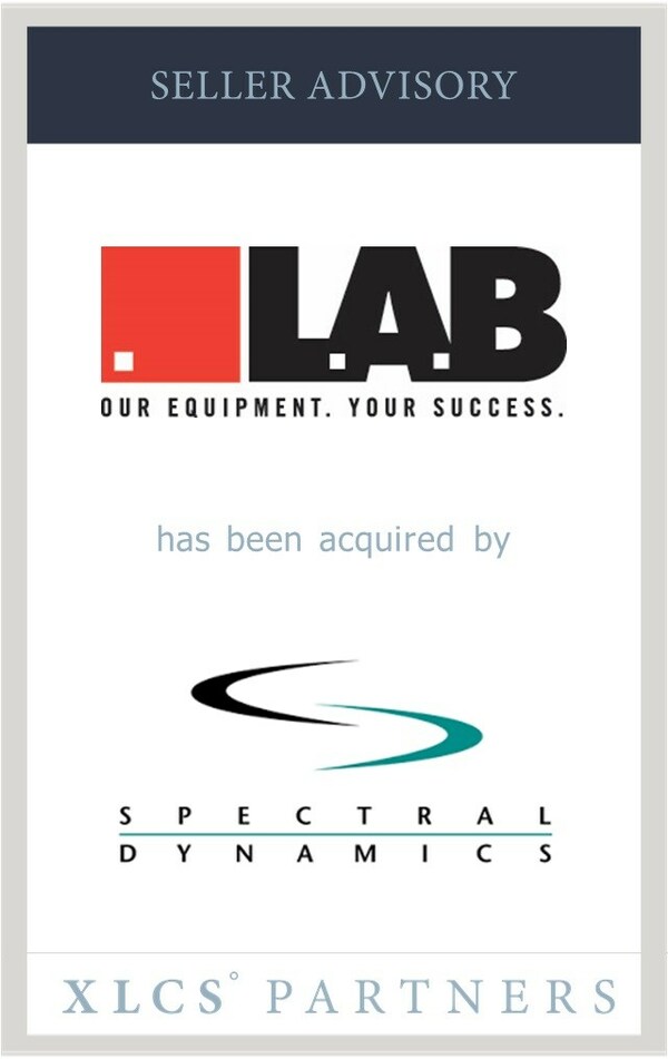 XLCS Partners advises L.A.B. Equipment in sale to Spectral Dynamics