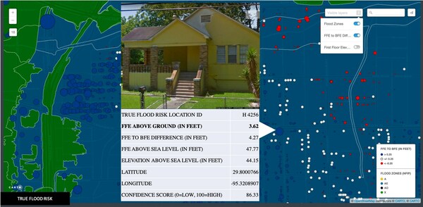 Flood Risk Database True Flood Risk Unveils Nationwide First Floor Elevation (FFE) and ...