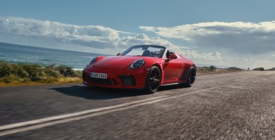 La Porsche 911 Speedster 2019 clbre  New York son lancement le 16 avril 2019. (Groupe CNW/Automobiles Porsche Canada)