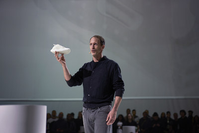 adidas’ Eric Liedtke unveils FUTURECRAFT.LOOP - a 100% recyclable running shoe (PRNewsfoto/adidas)