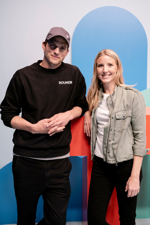 Ashton Kutcher, Co-Founder, Thorn and Julie Cordua, CEO, Thorn - at TED 4.16.19
Photo credit: Bret Hartman / TED