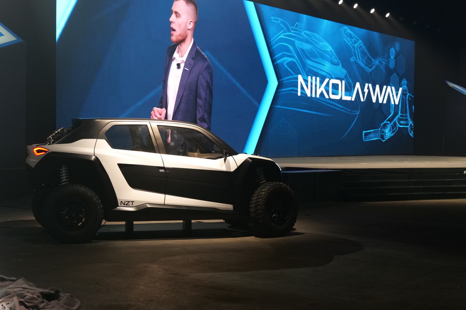 The Nikola NZT was introduced to the Nikola World audience.  Powersports VP Jordan Darling also presented the Nikola WAV, a next generation watercraft.