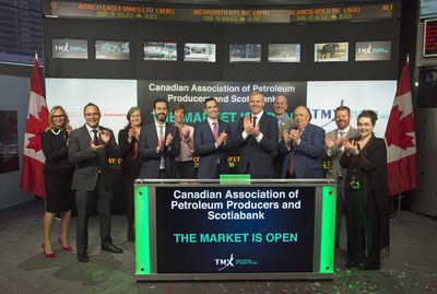 Canadian Association of Petroleum Producers and Scotiabank Open the Market (CNW Group/TMX Group Limited)