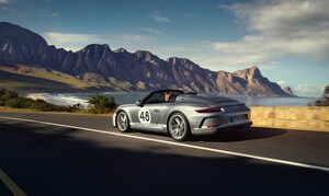 Back to the roots: 2019 Porsche 911 Speedster with optional Heritage Design Package debuts at New York International Auto Show