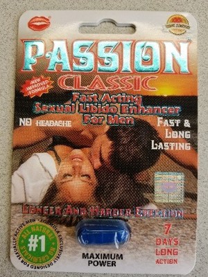 Passion Classic Maximum Power - Amélioration de la performance sexuelle (Groupe CNW/Santé Canada)