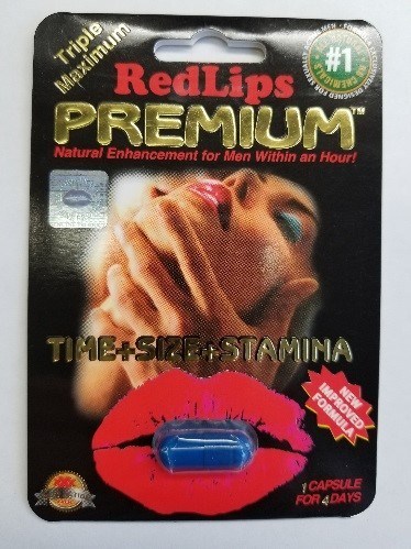 Red Lips Premium Triple Maximum - Amélioration de la performance sexuelle (Groupe CNW/Santé Canada)