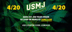 USMJ Announces 420 Sale With 20 Percent Savings on Everything You Need to Enjoy 420 Found on the USMJ Website