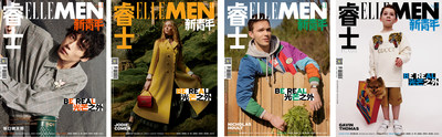 Four Covers of ELLEMEN Fresh First Issue