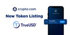 Crypto.com Lists TrueUSD (TUSD)