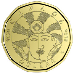 The 2019 $1 Equality circulation coin (CNW Group/Royal Canadian Mint)