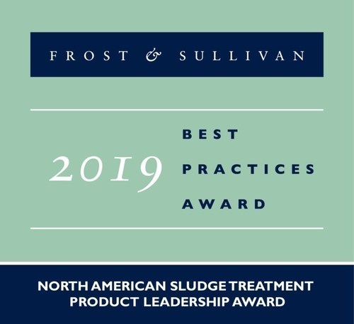2019 North American Sludge Treatment Product Leadership Award