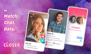 Closer - Brand New Dating App for Young People Who Want to Make New Friends