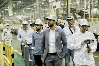 Mainstream Media from the Middle East at GAC Motor’s Factory 