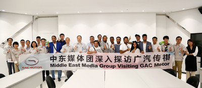 Middle East Media Group Visiting GAC Motor Group Photo