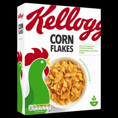 Responsibly Sourced Kellogg's Corn Flakes(R) Sold in Europe