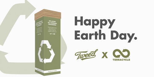 Tweed and TerraCycle team up to take Cannabis Packaging Recycling Program across Canada (CNW Group/Canopy Growth Corporation)