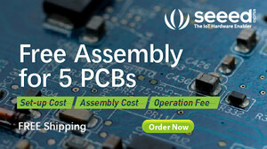 Seeed Fusion Service Launches Free Assembly for 5 PCBs Offer
