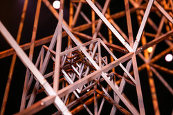 Close-up shot of the Bulleit 3D Printed Bar.