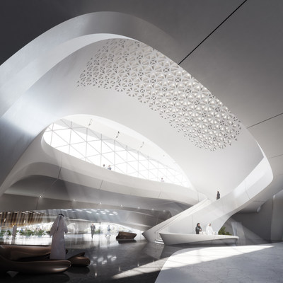 Designed by the renowned Zaha Hadid Architects, the Bee’ah office of the future will be fully powered by renewable energy and infused with artificial intelligence.